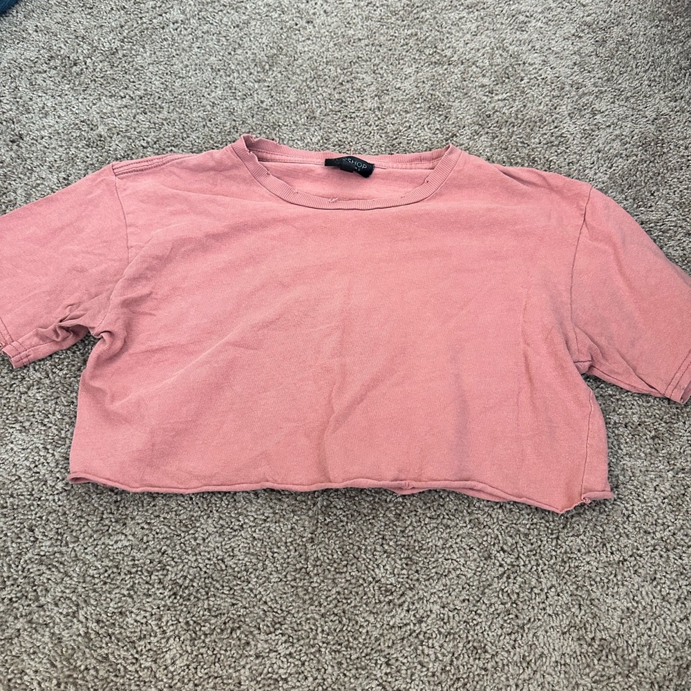 Topshop crop tee